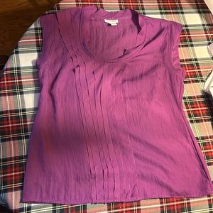 Purple Calvin Klein shirt